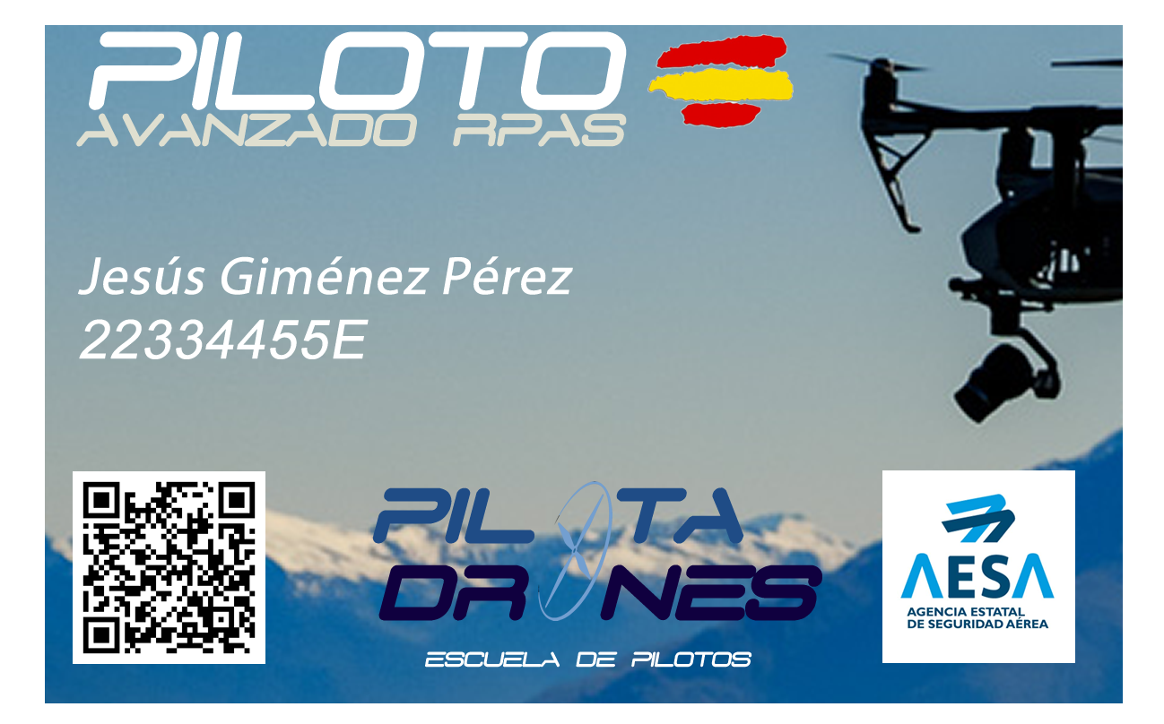 CARNET PILOTO DE DRONES